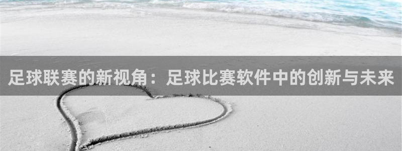 足球联赛的新视角：足球比赛软件中的创