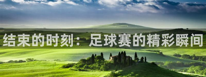 结束的时刻：足球赛的精彩瞬间