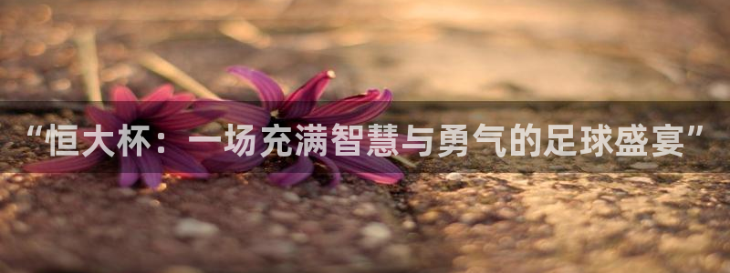 “恒大杯：一场充满智慧与勇气的足球盛