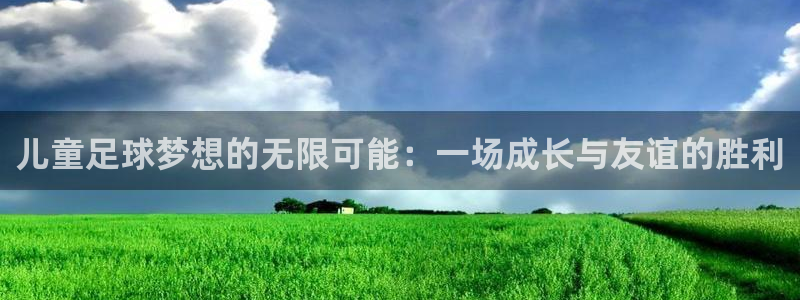 儿童足球梦想的无限可能：一场成长与友